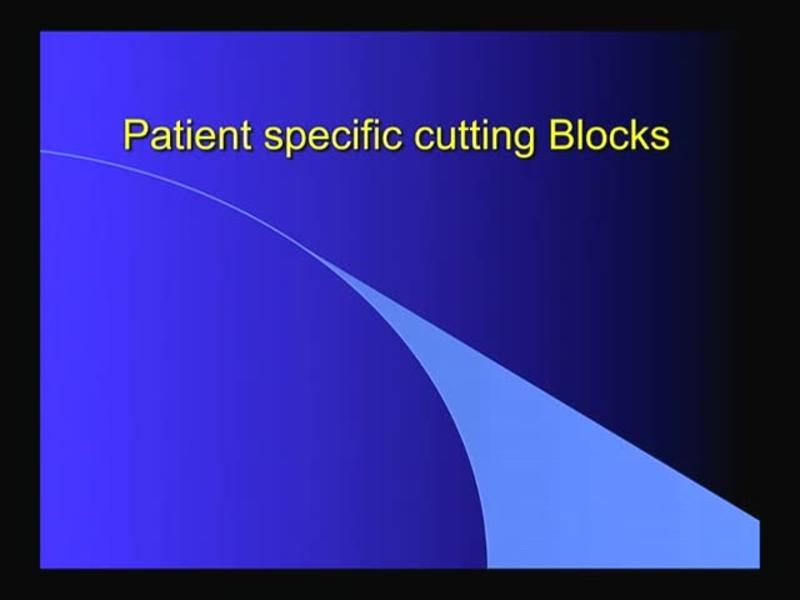 Patient Specific Cutting Blocks
