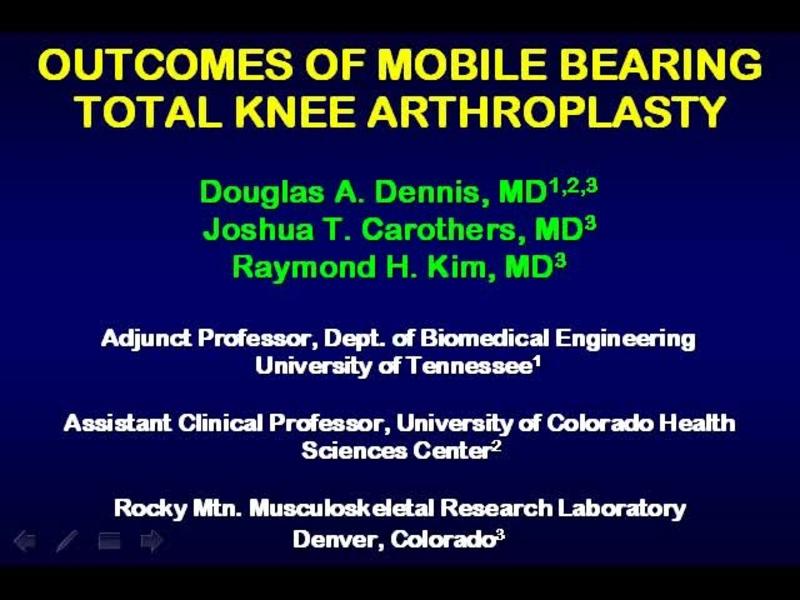What Is the Evidence-Based Data for Mobile Bearing Knees