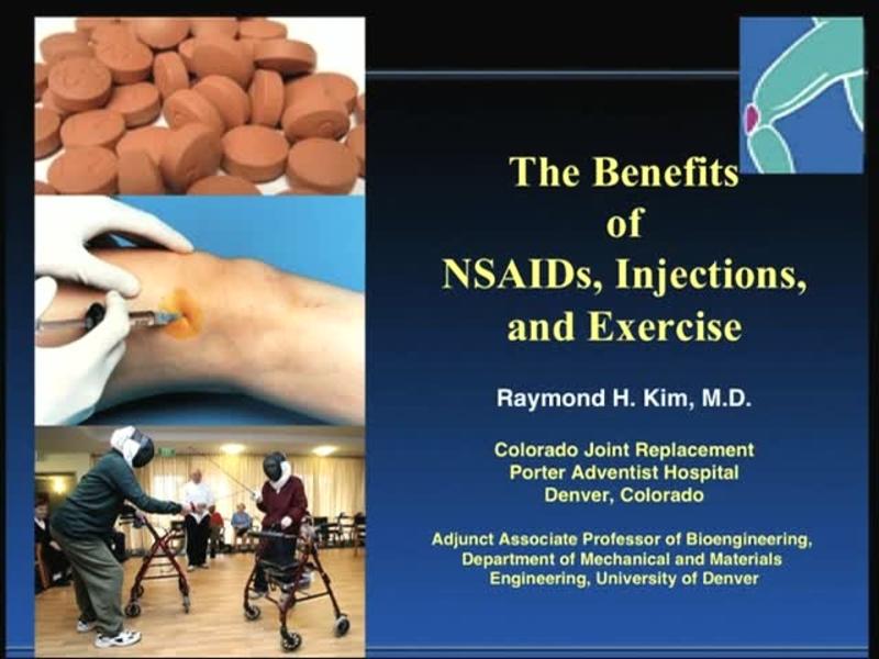 The Benefits of NSAIDs, Injections, and Exercise