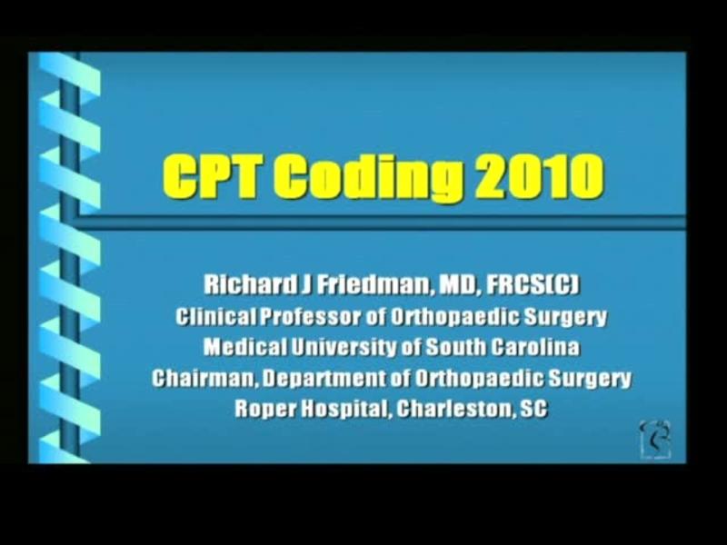 CPT Coding 2010