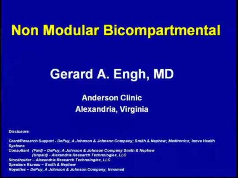 Non Modular Bicompartmental